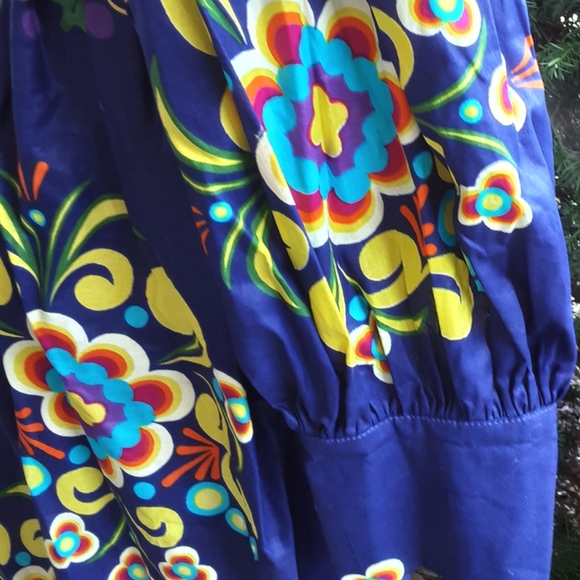 African Ankara Maxi  Dress Floral - Picture 5 of 5